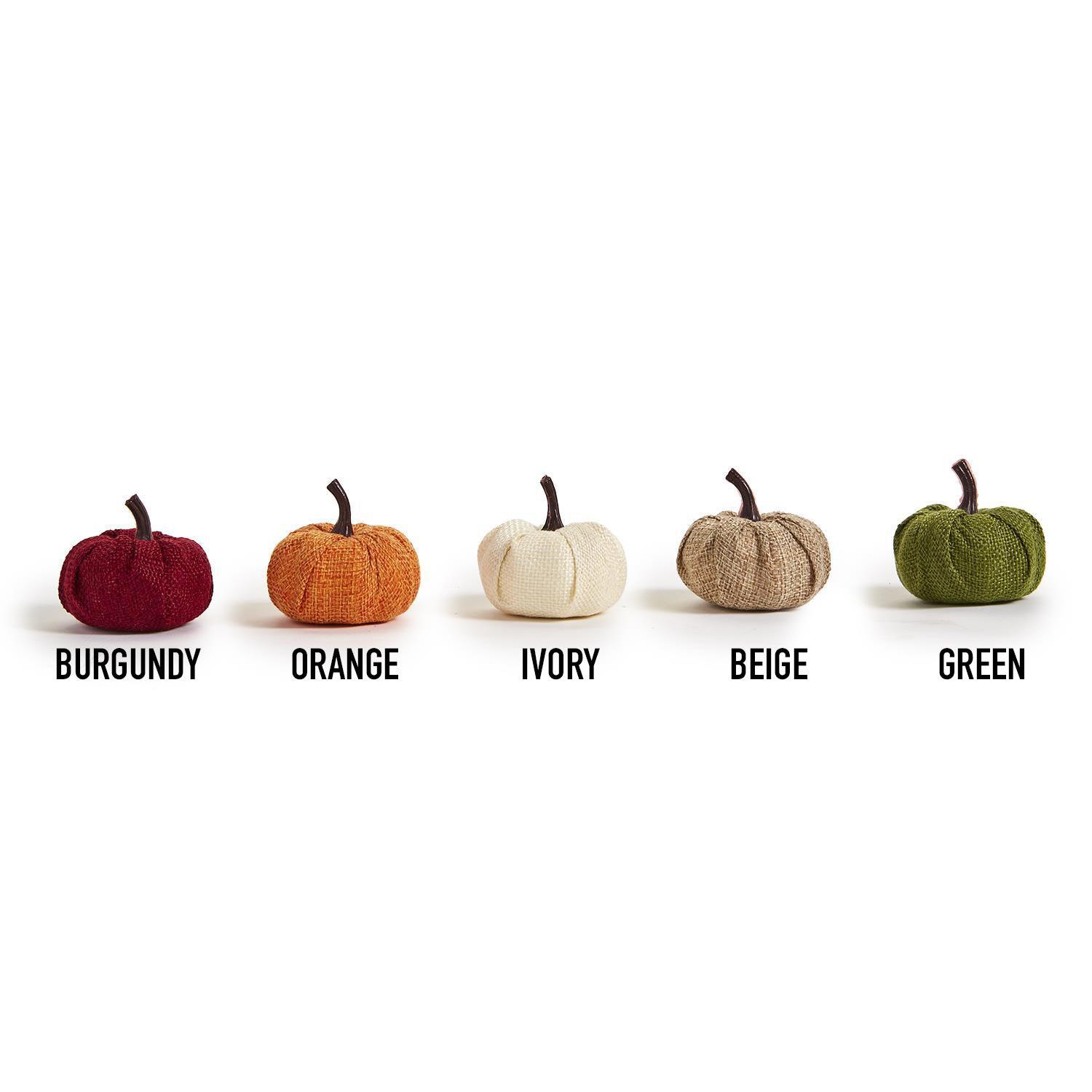 Mini Citrouilles décoratives en Jute