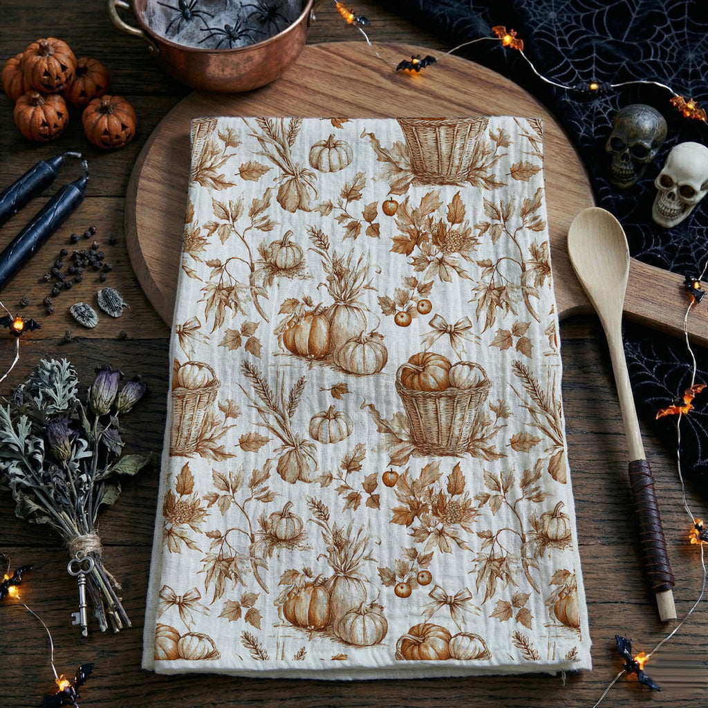 Serviette de cuisine citrouille classique