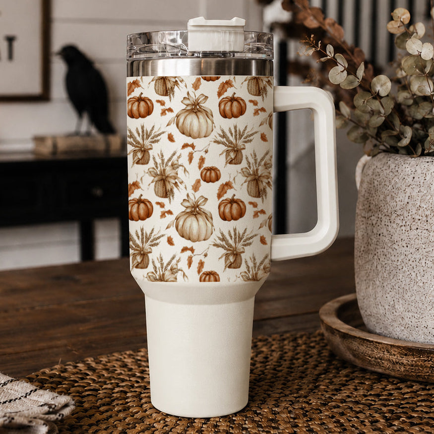 Mug istotherme citrouille rustiques 40oz