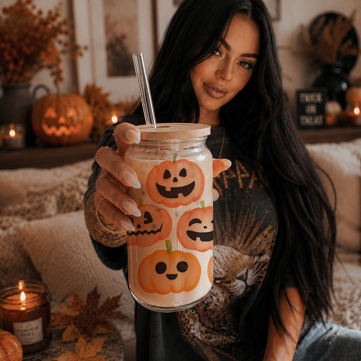 Verre citrouille d'automne 20oz