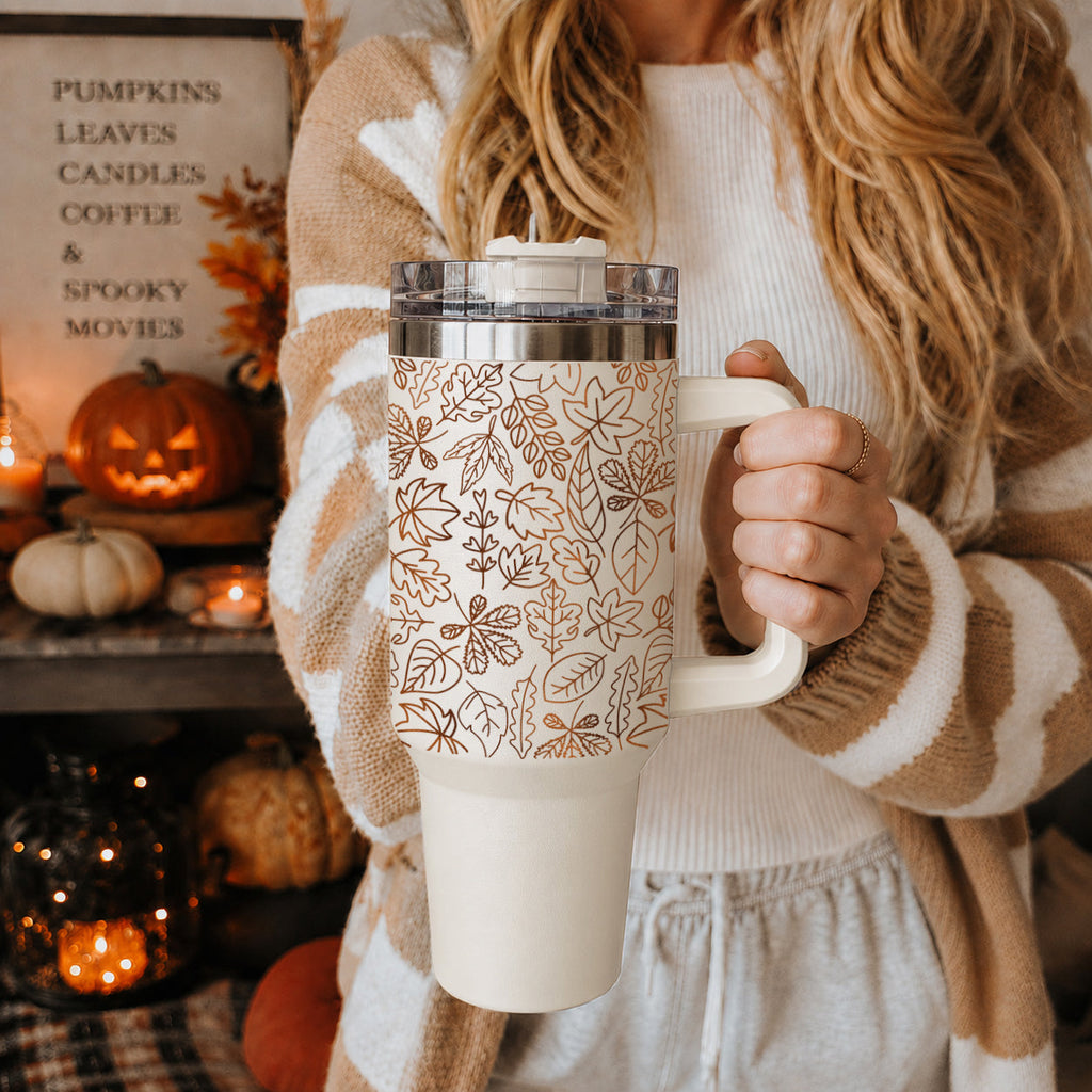Mug isotherme automne intemporel