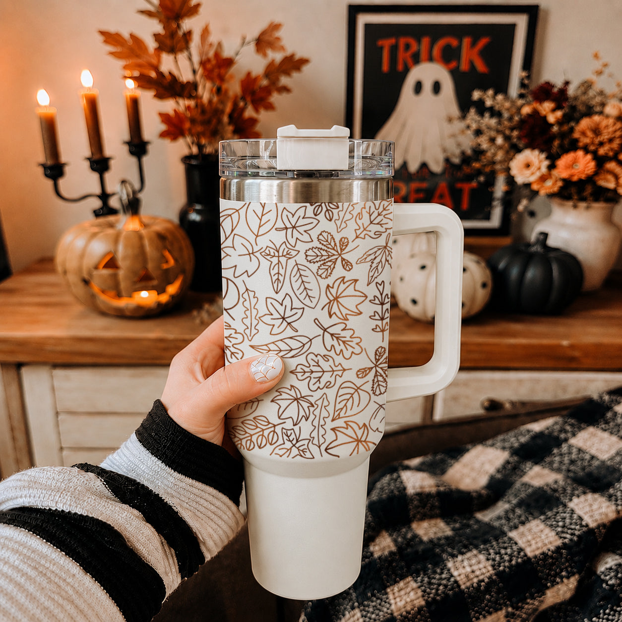 Mug isotherme automne intemporel